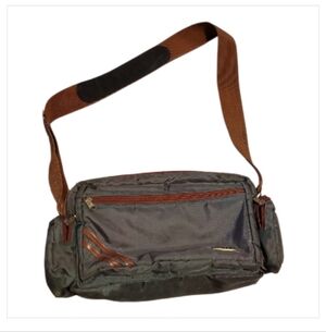 Coast olive green tan Men's Shoulder Bag camera accessory padded case travel